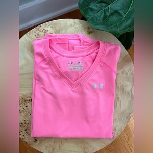 Women’s Under Armor Semi-Fitted Pink Tee